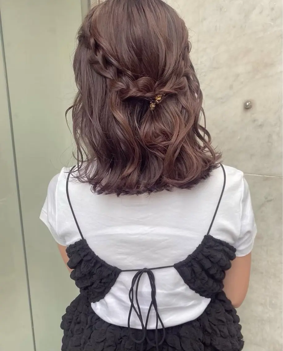 ヘアアレンジ ヘアセット Mila Chisaのヘアスタイル