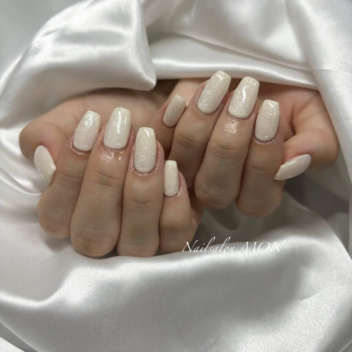 ネイル ラメ(グリッター) ハンドネイル Nailsalon MONのネイルデザイン
