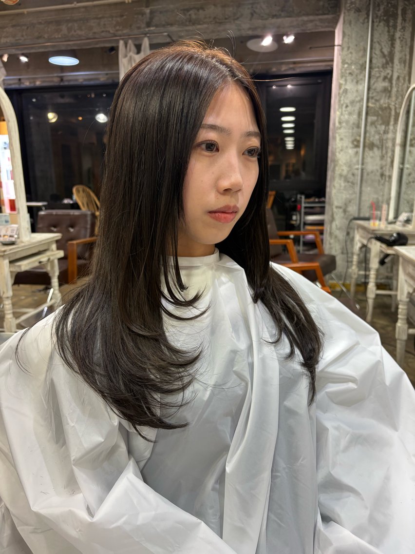 ロング レイヤーカット カット トリートメント 福岡美容室 koudaiのヘアスタイル