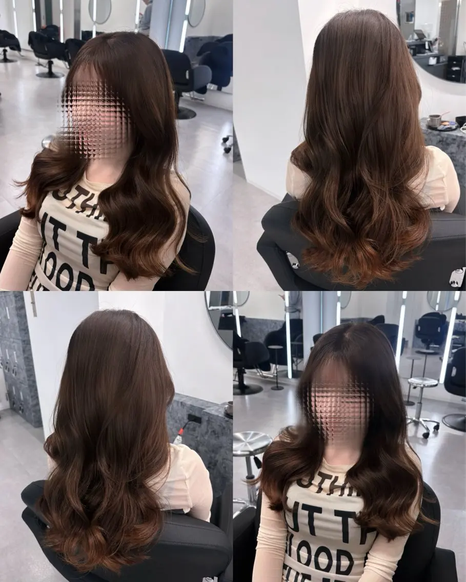 セミロング チョコレートブラウン モデル様募集中🍓 せいな/Ardoreのヘアスタイル