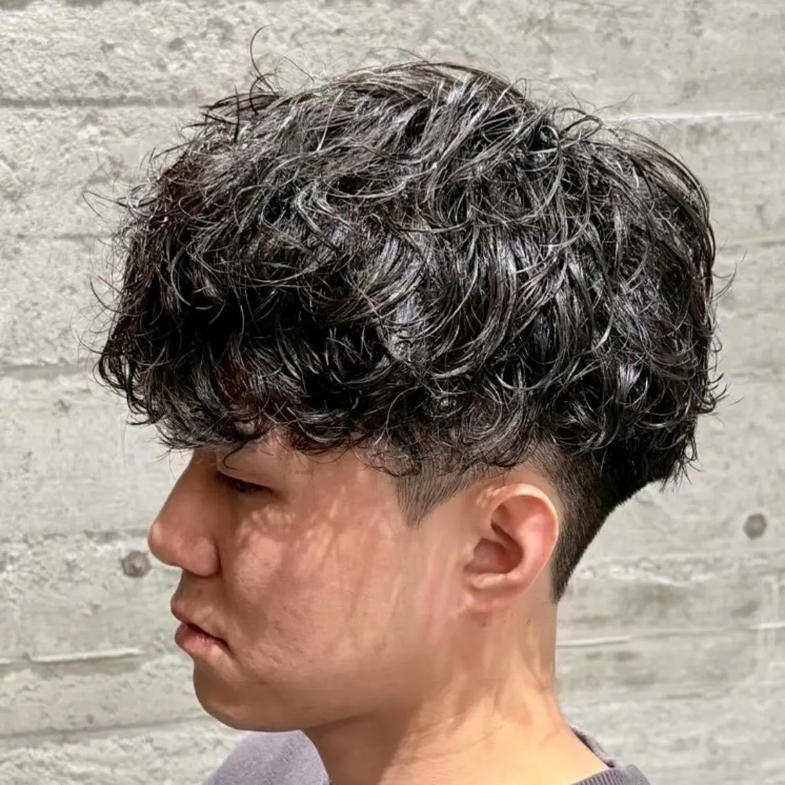 パーマ メンズ 【束感セット】 あおいのヘアスタイル