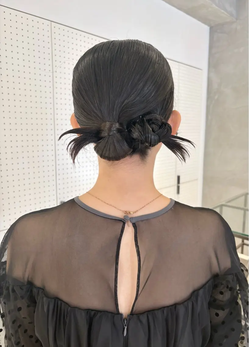 ヘアアレンジ ヘアセット 🎀ヘアセット透明感 /REINA🎀のヘアスタイル