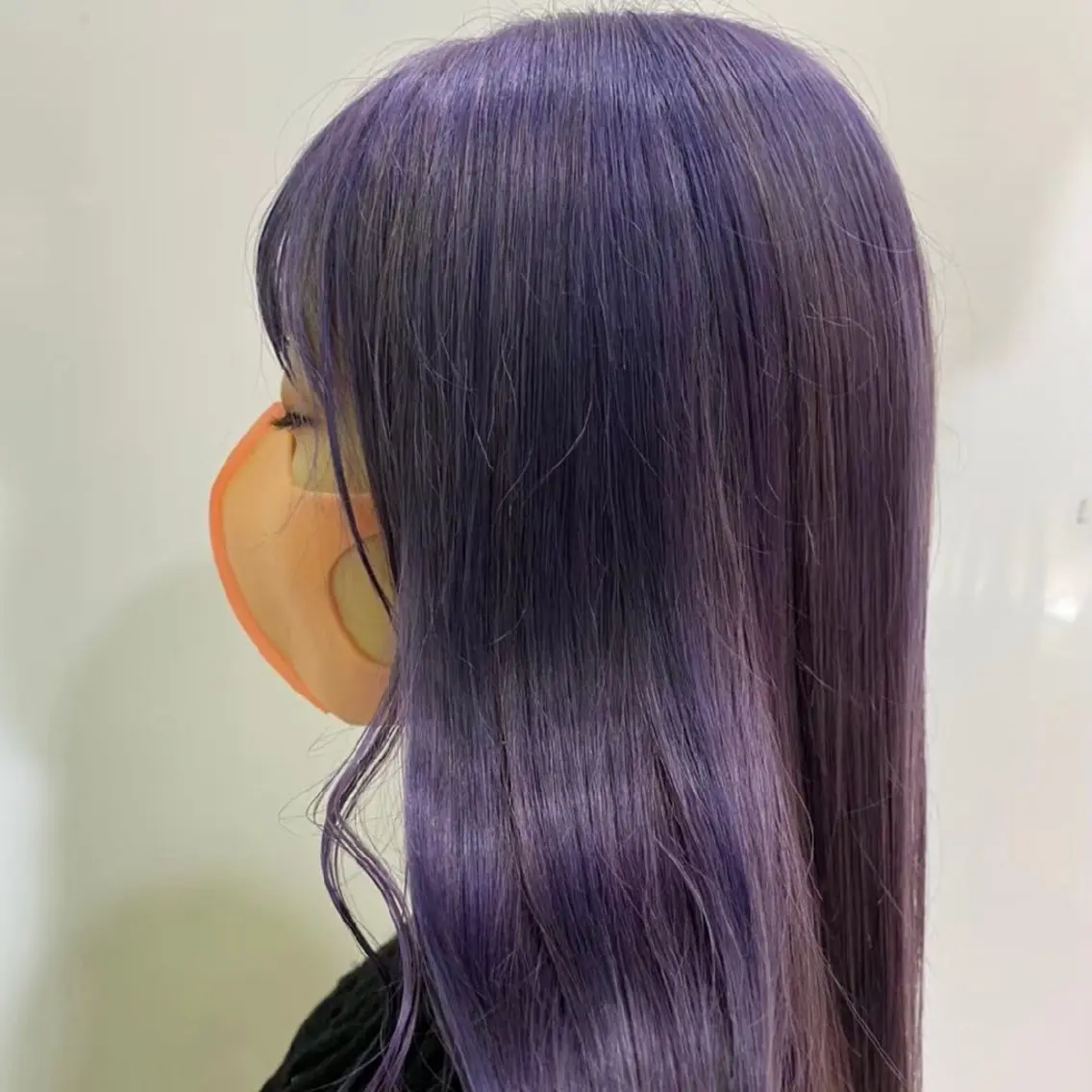 カラー ロング 縮毛矯正/ワンカラー モデル募集🫧羽夏のヘアスタイル