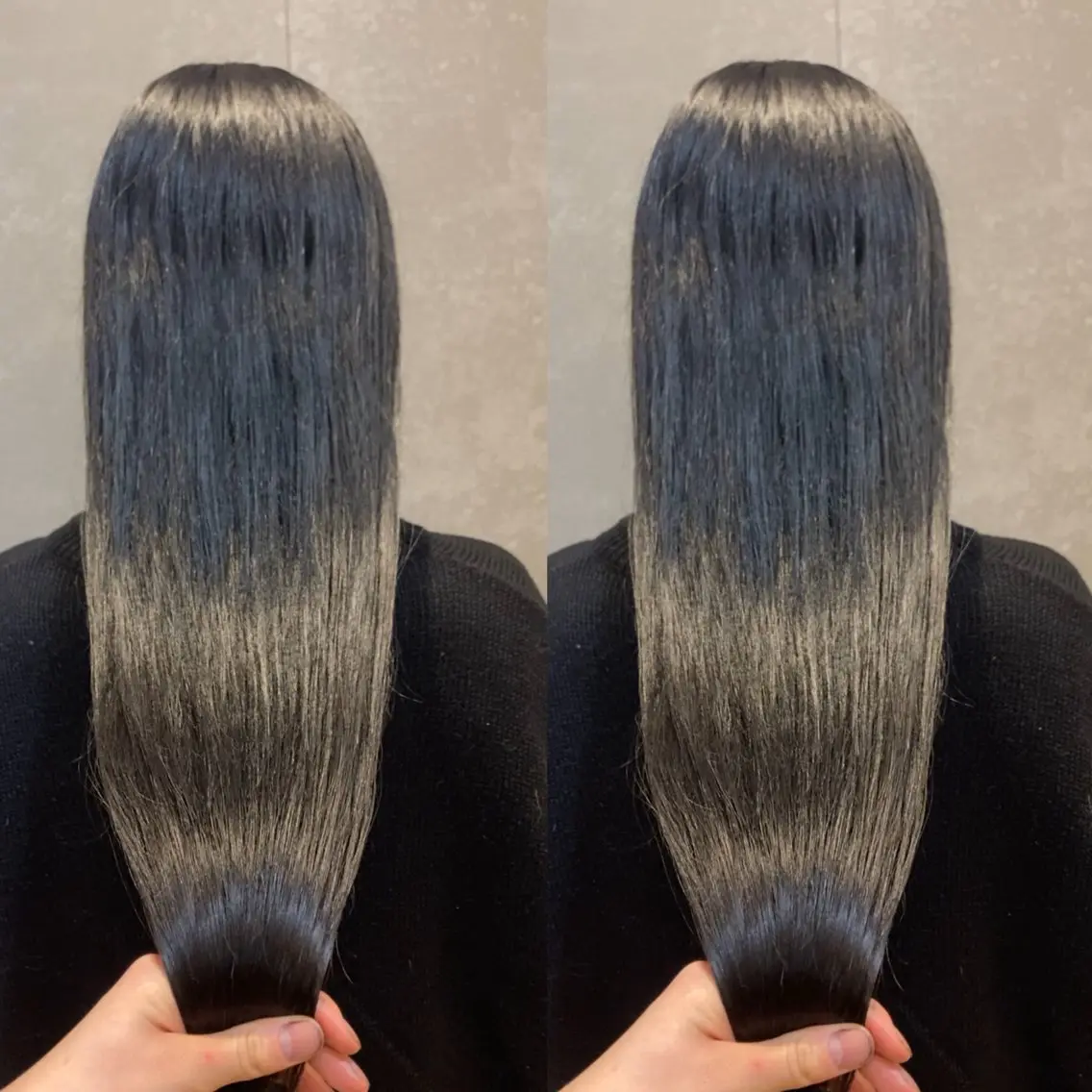 ロング 伸ばしかけ み うのヘアスタイル