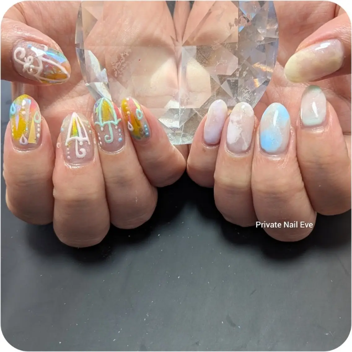 ネイル 持ち込み ニュアンスネイル ハンドネイル ネイル junkoのネイルデザイン