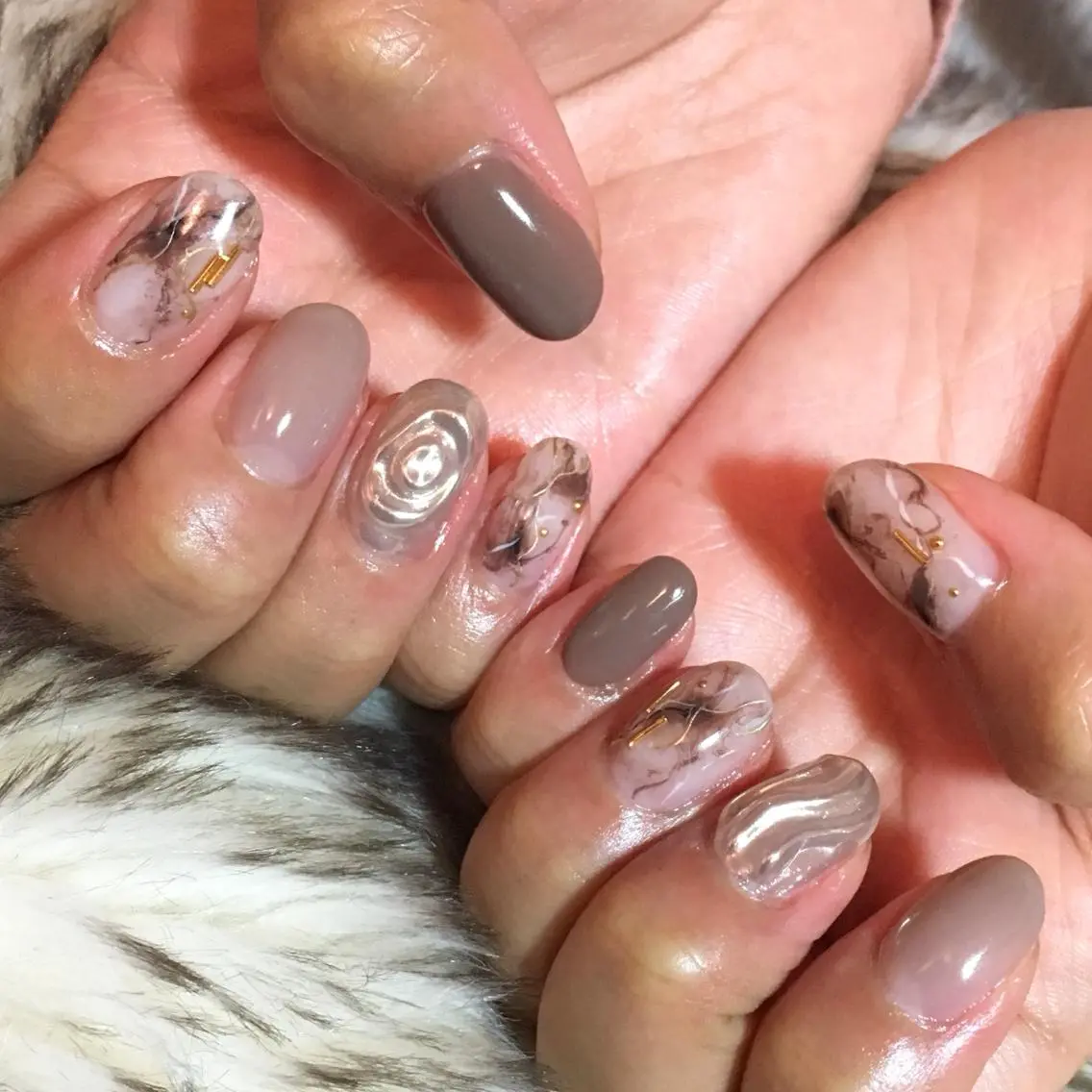 ネイル ハンドネイル 山田 貴子のネイルデザイン