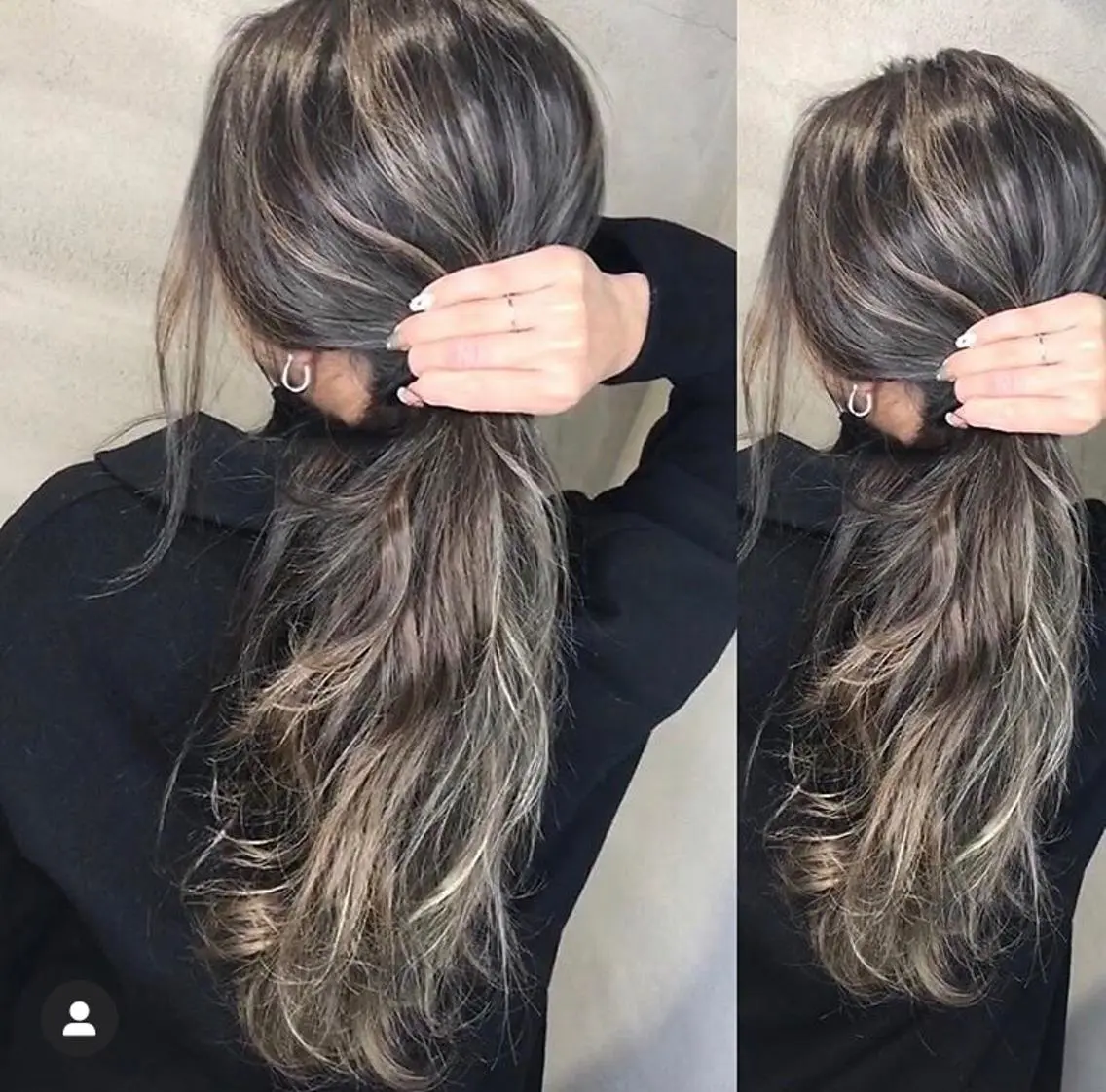 カラーモデル🦋ダブルカラー･グラデーションカラー･インナーカラー･ハイライト･バレイヤージュ🦋 5.600円の写真