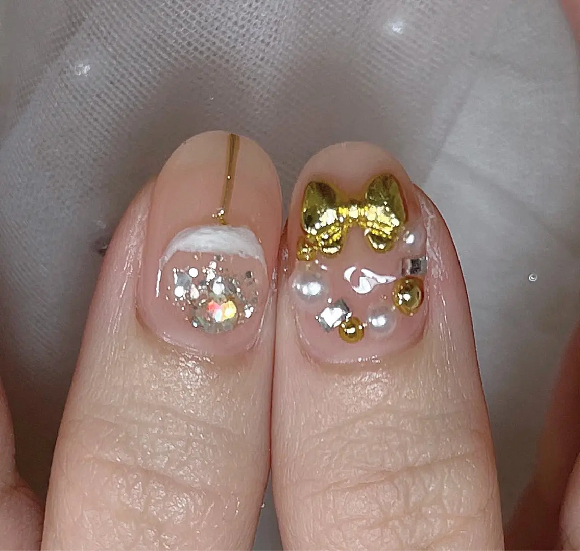 ネイル 𝐲𝐮𝐦𝐢🎀 長さ出しデザイン専門のネイルデザイン