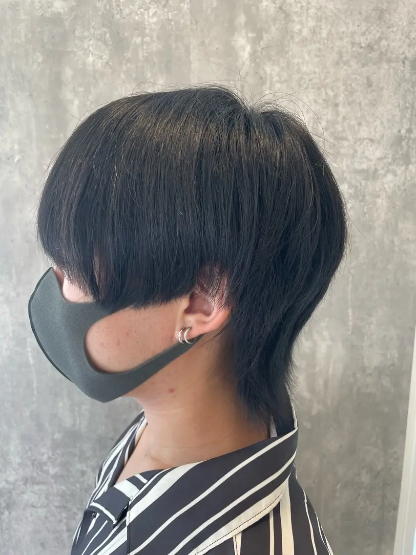 メンズ カット 白髪ぼかしデザイン ハイライト/宮本純登のヘアスタイル