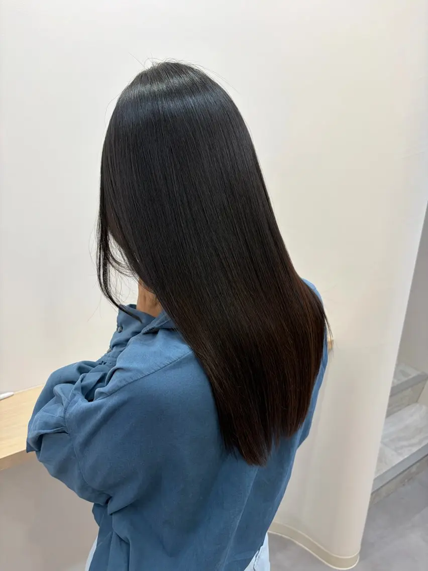 セミロング 髪質改善 トリートメント トリートメント 髪質改善/縮毛矯正/ 艶カラー/登貴のヘアスタイル