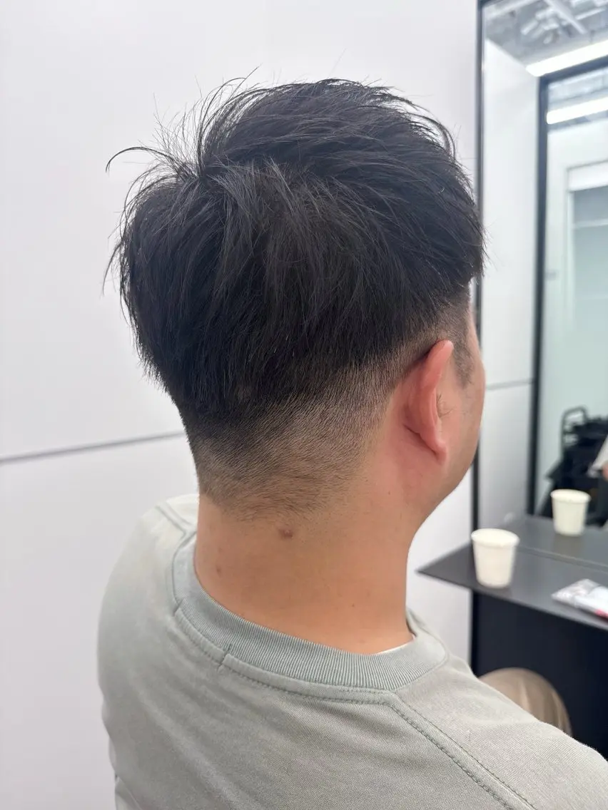 メンズ 刈り上げ カット トリートメント デジタルパーマ🫧 韓国風ヘア🫧サクラのヘアスタイル
