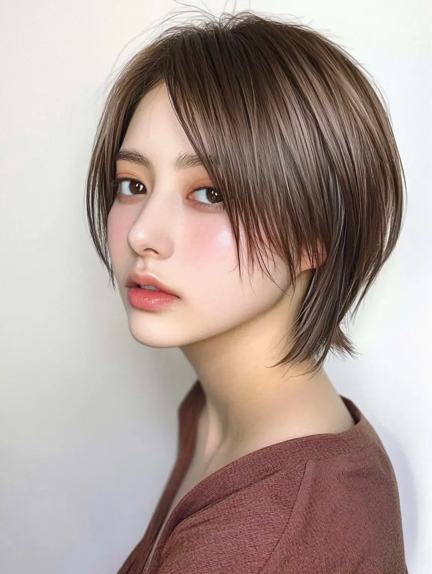 ショート よしずみ れいなのヘアスタイル