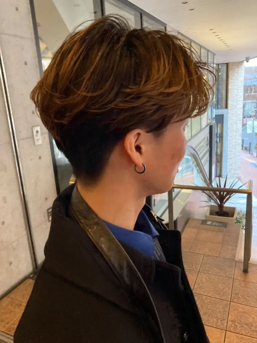 パーマ メンズ unopulir 景山 凌のヘアスタイル
