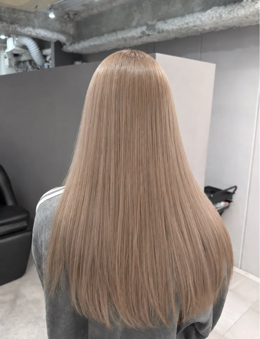 ミディアム ヘアカラー 酒井 剛喜のヘアスタイル