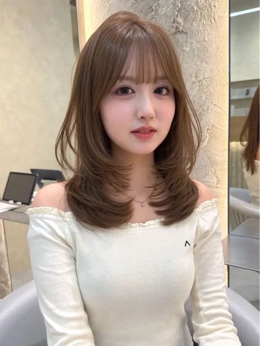 ミディアム 【激安ご案内中】🫧 モモハ🫧 /博多のヘアスタイル