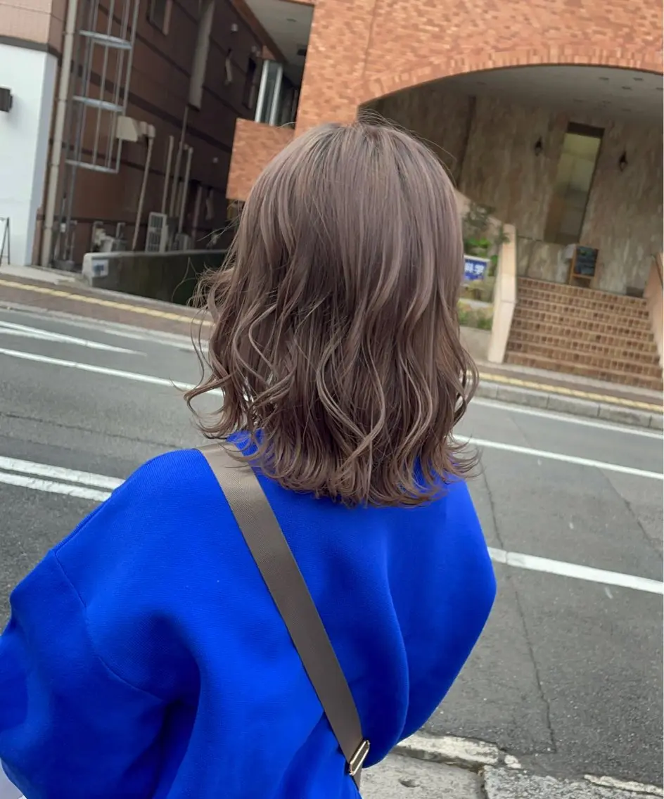 【ブリーチなしダブルカラー】透け感フルカラー×2回の写真
