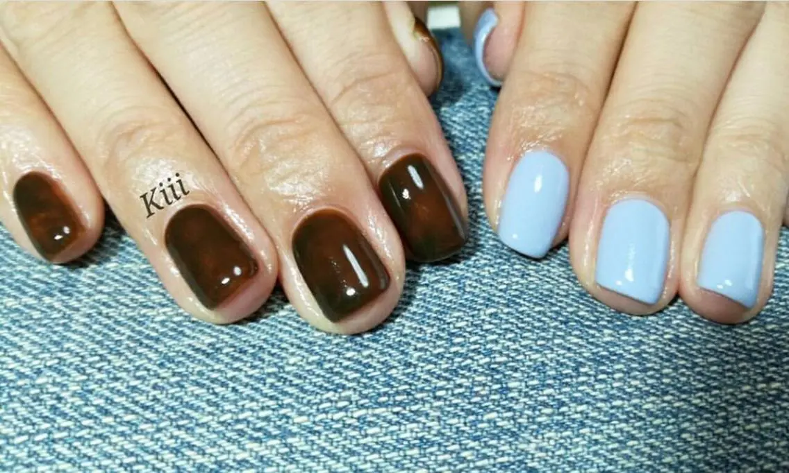ネイル ハンドネイル フットネイル kiii.__ ✴︎*のネイルデザイン