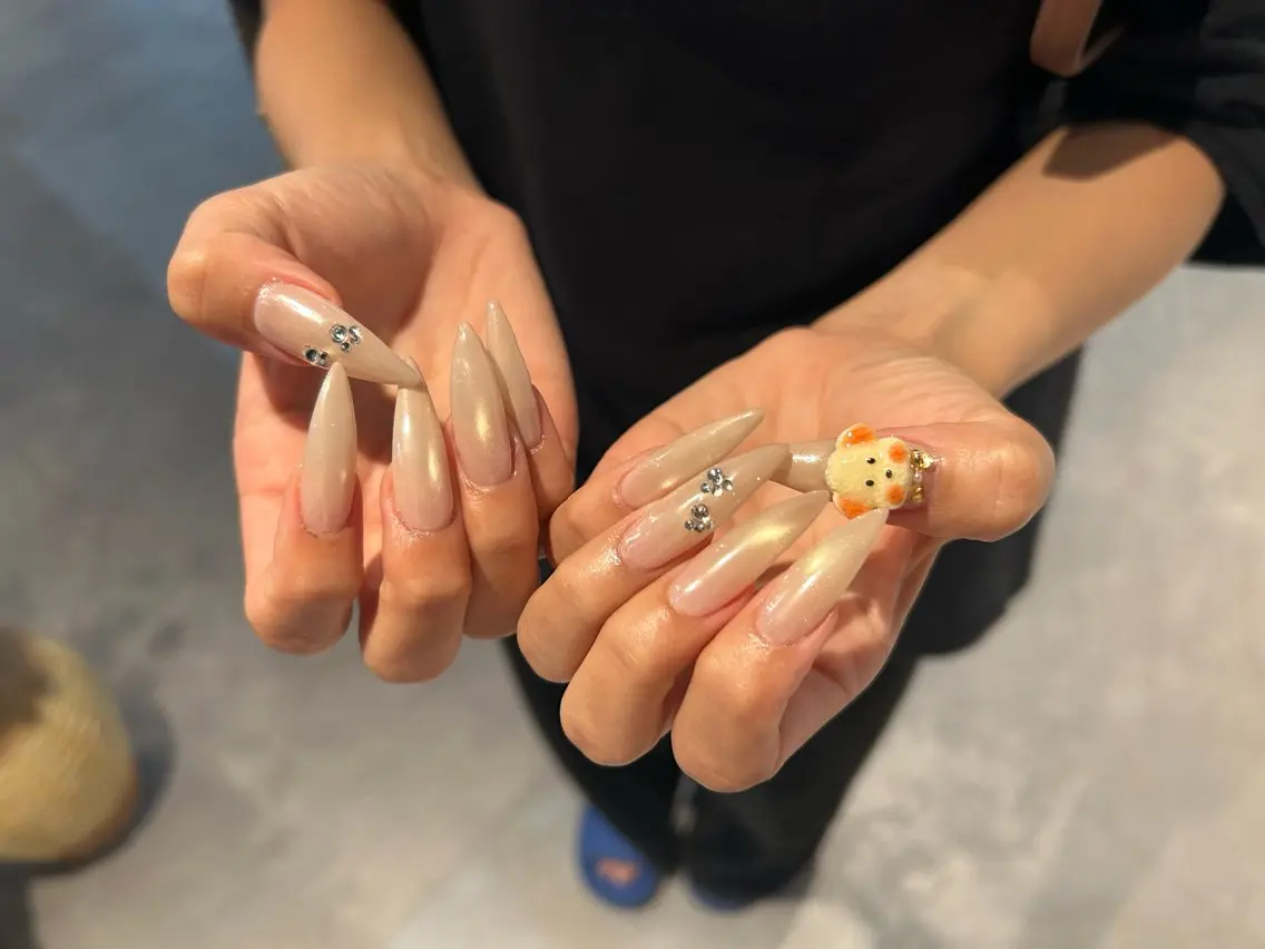 ネイル マグネットネイル ミラーネイル sol nailのネイルデザイン