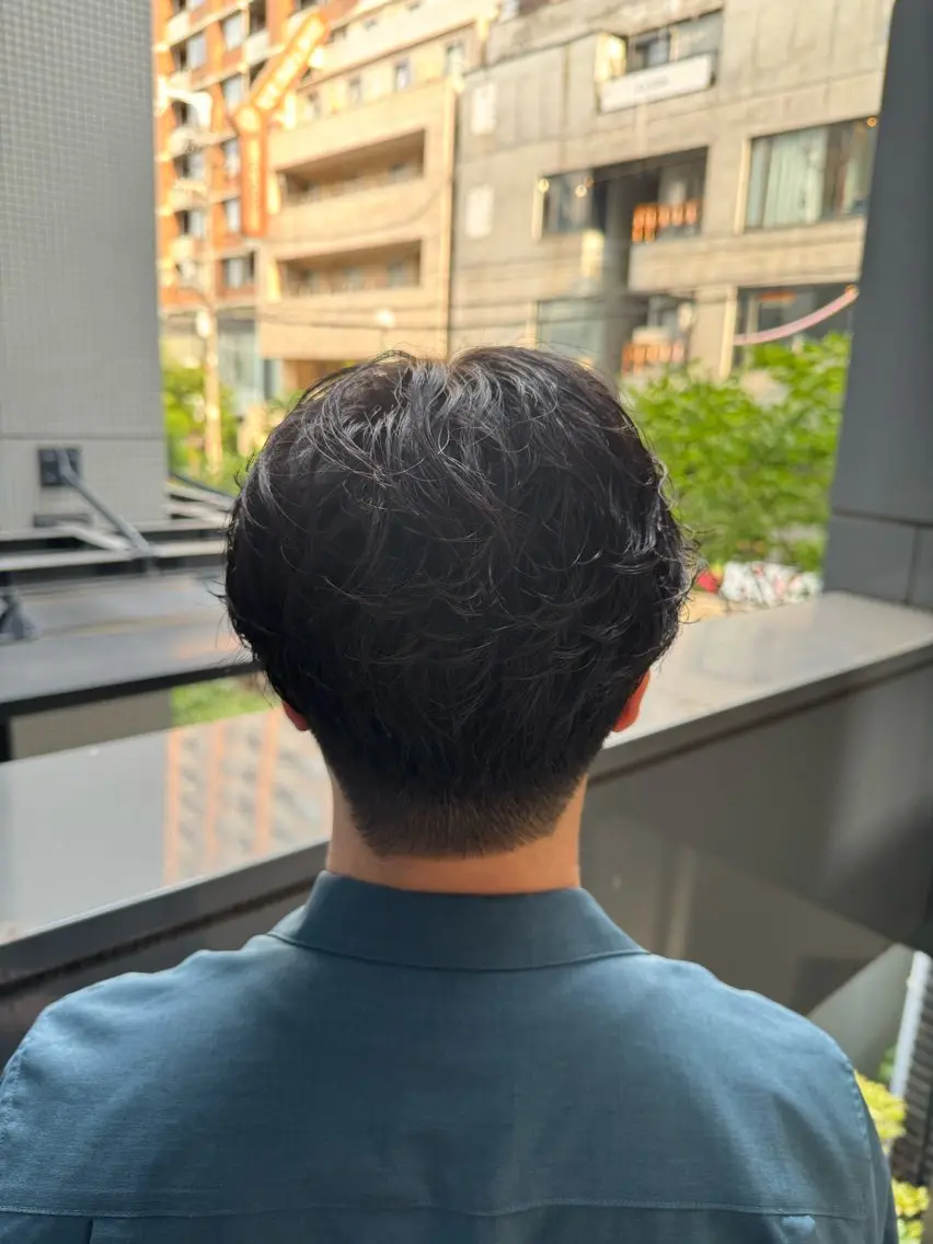 メンズ カット パーマ 河野 悠のヘアスタイル
