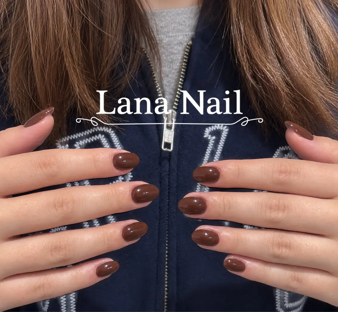 ネイル ワンカラーネイル lana  nail SuZuのネイルデザイン