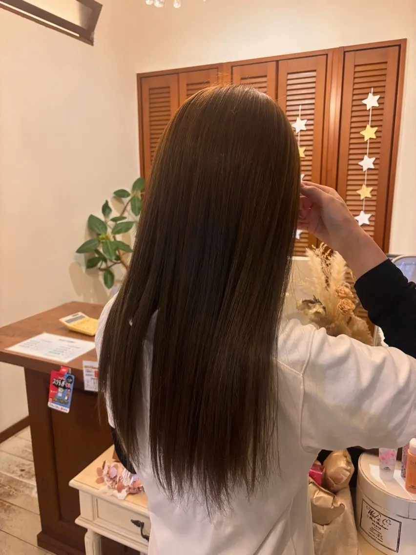 ロング ヘアカラー トリートメント set-up北長瀬 yuunaのヘアスタイル