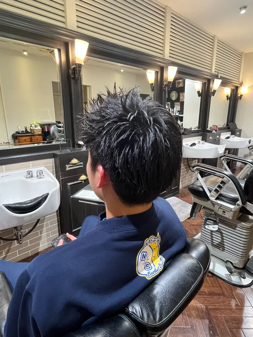 メンズカットの写真