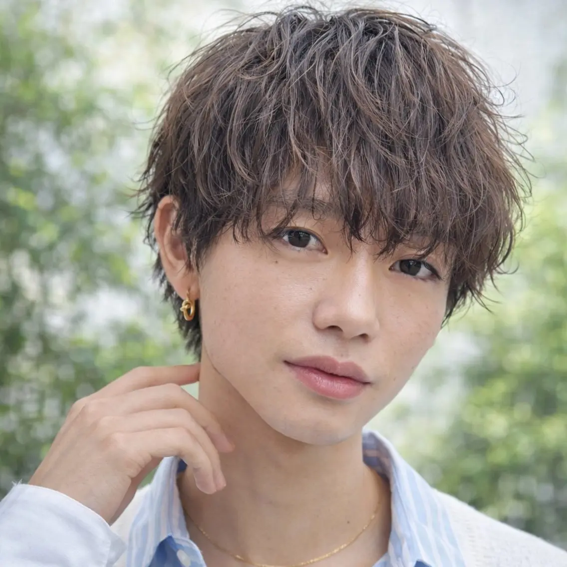 【✂️デート前にカッコ良く✂️】メンズカット×シャドウパーマセンターパート/ツーブロック/似合わせカットの写真