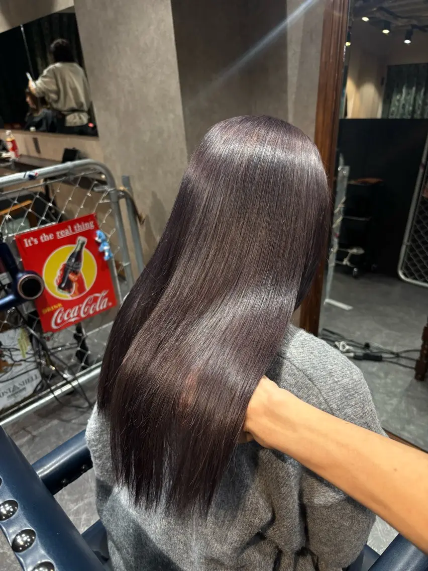 ロング カラー ヘアアレンジ ブリーチ カット 縮毛矯正 ravens代表 ヒロムのヘアスタイル