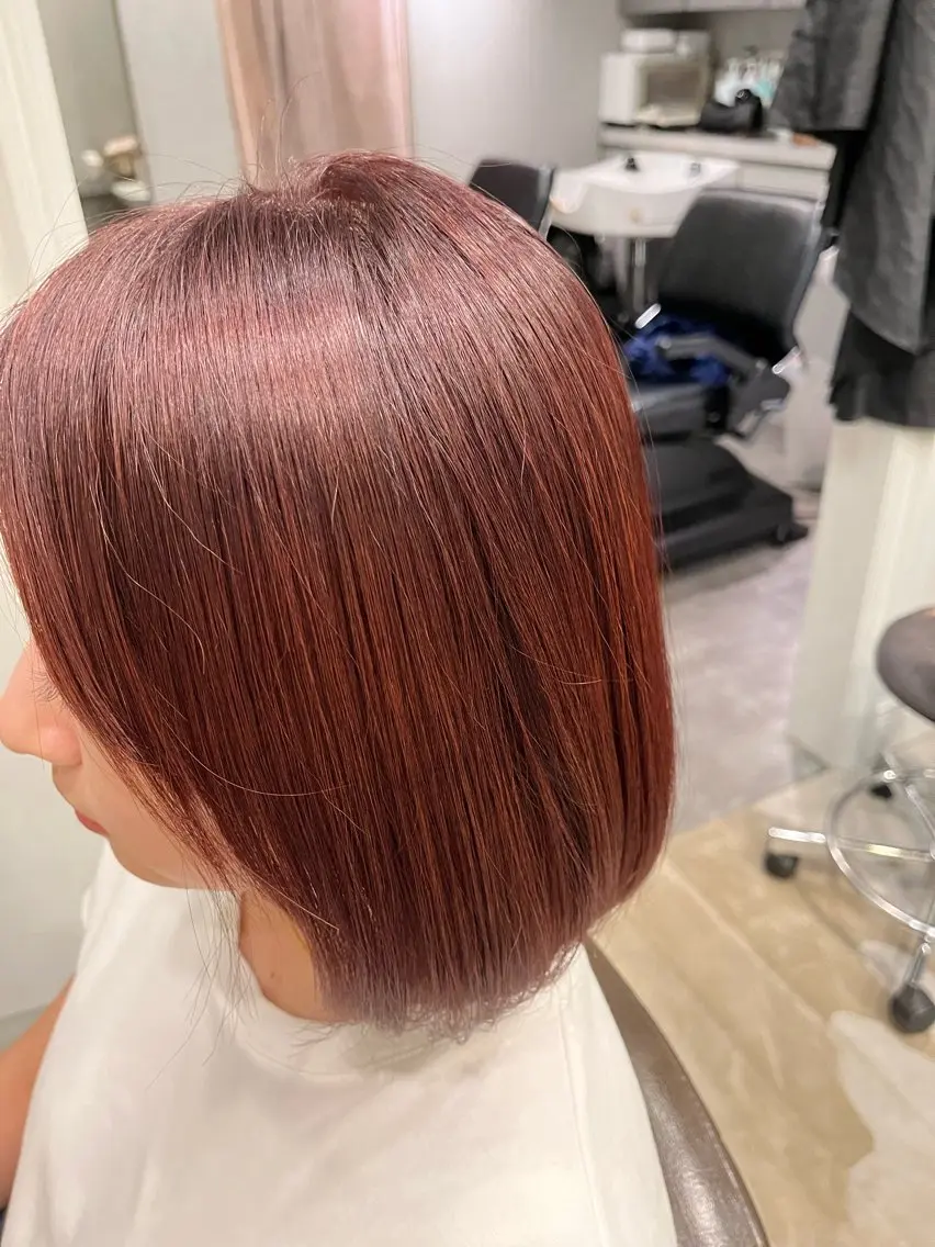 ショート カラー ブリーチ ブリーチなしカラー ヘアカラー COME HAIR カイのヘアスタイル
