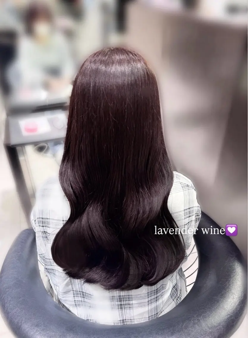 ロング ヘアカラー トリートメント つや髪ᰔᩚ暖色 カラーYui🩰のヘアスタイル