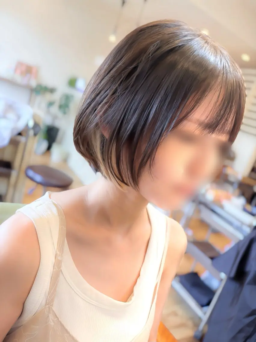 ショート 加藤 彩のヘアスタイル