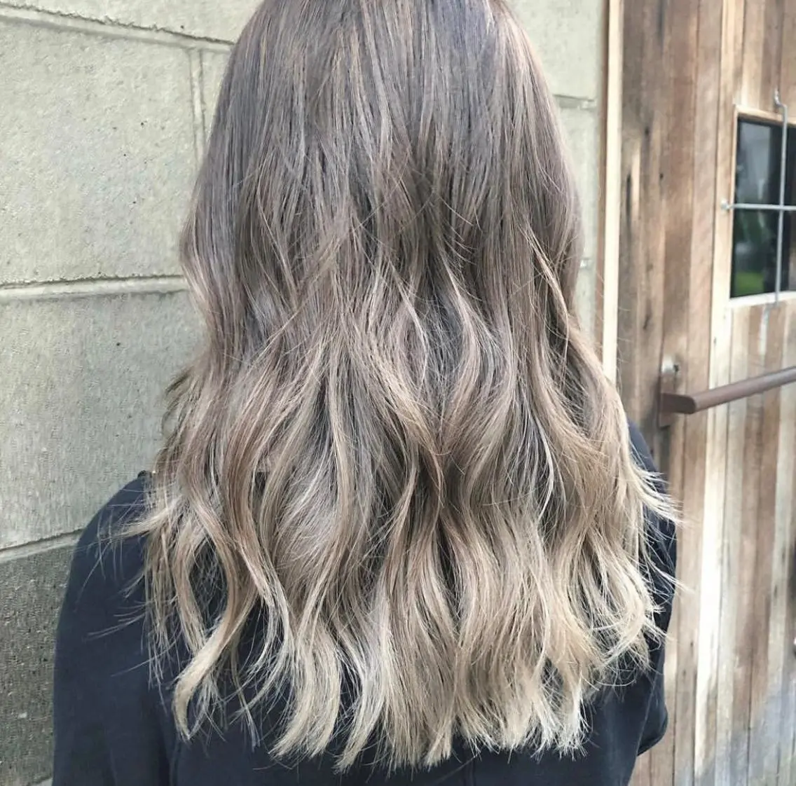 セミロング カラー ヘアアレンジ Aloa透明感ヘア ♡kanami♡のヘアスタイル