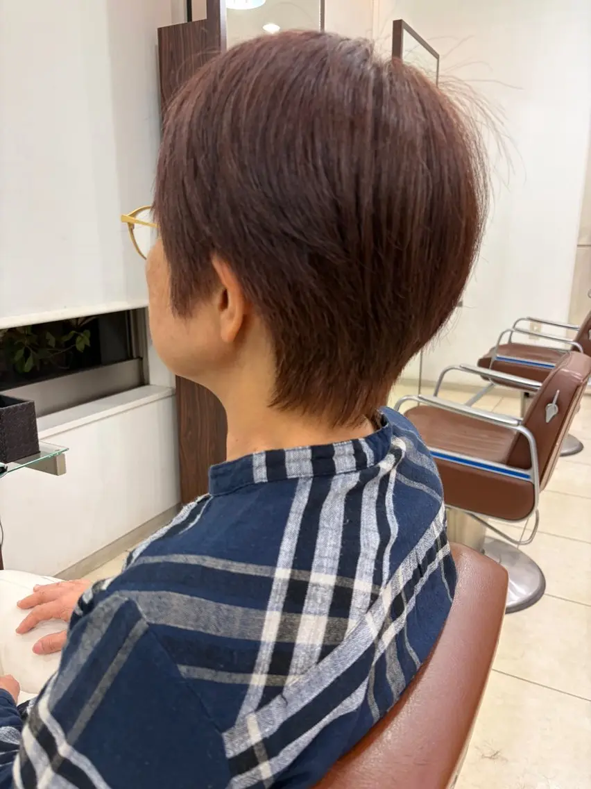 ショート カット ヘアカラー 横山 水空のヘアスタイル