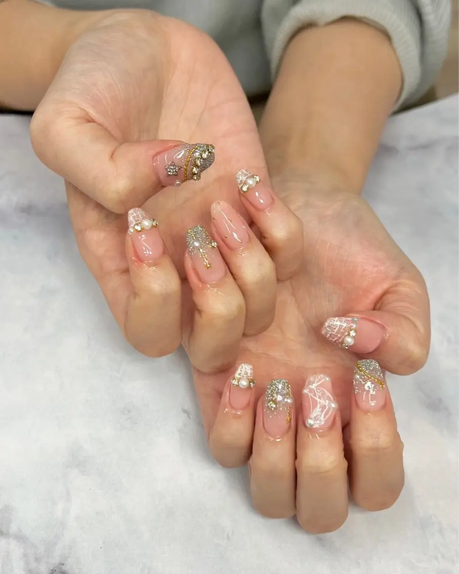 ネイル AISAフィル× ハードモチ最強のネイルデザイン