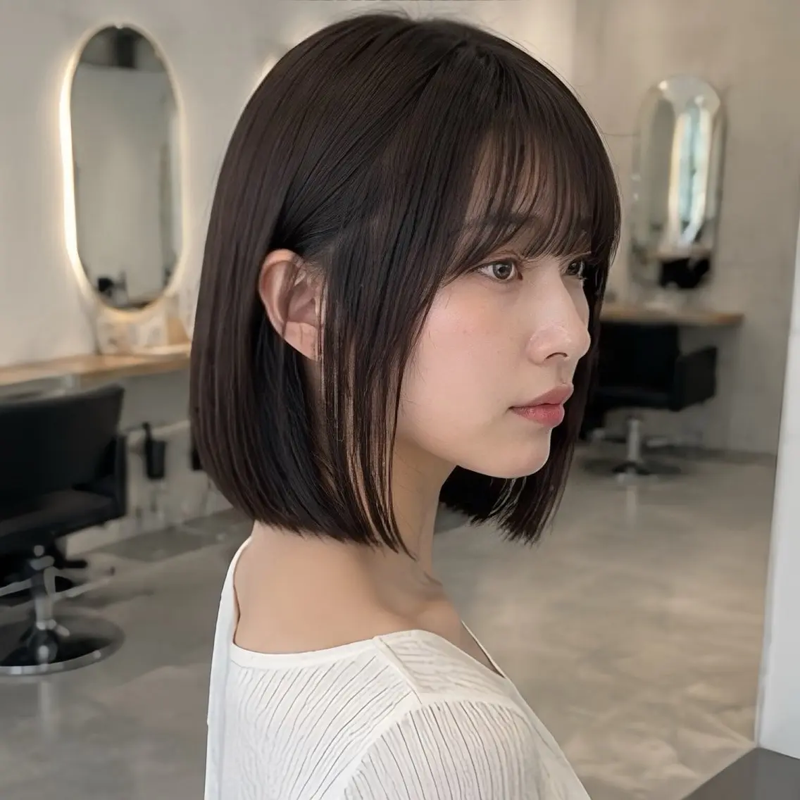 ショート カット ヘアカラー 縮毛矯正/レイヤー/ 前髪カット/おばかんのヘアスタイル