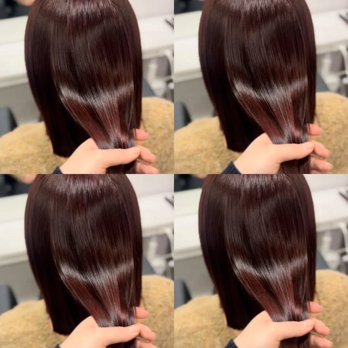 🌈人気No.3🌈ワンカラー＋Aujua2️⃣stepトリートメント＋超音波アイロン(暖色/寒色/ロング料金なし)の写真