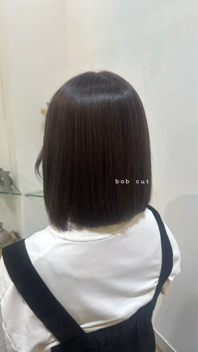 ミディアム カット ヘアカラー Rossoうるま/ ♡仲松ラナのヘアスタイル