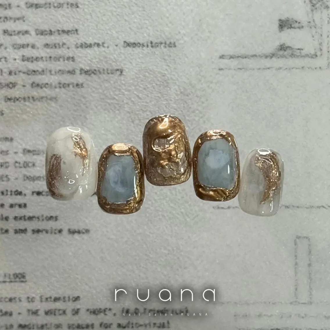 ネイル ハンドネイル 中西 心純愛のネイルデザイン
