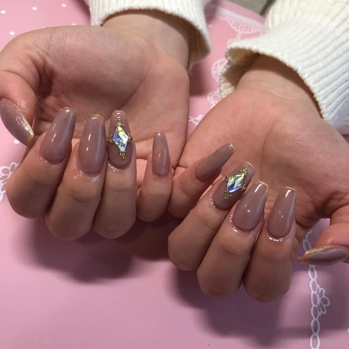 ミディアム ネイル 《LB》ラブリエ Nail&eyeのマツエク・マツパデザイン