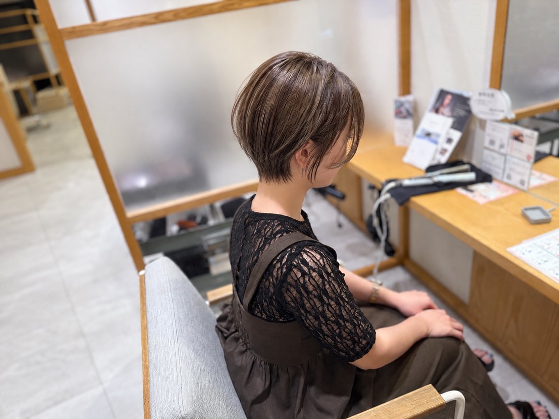 ショート spinhair荻野 莉帆のヘアスタイル