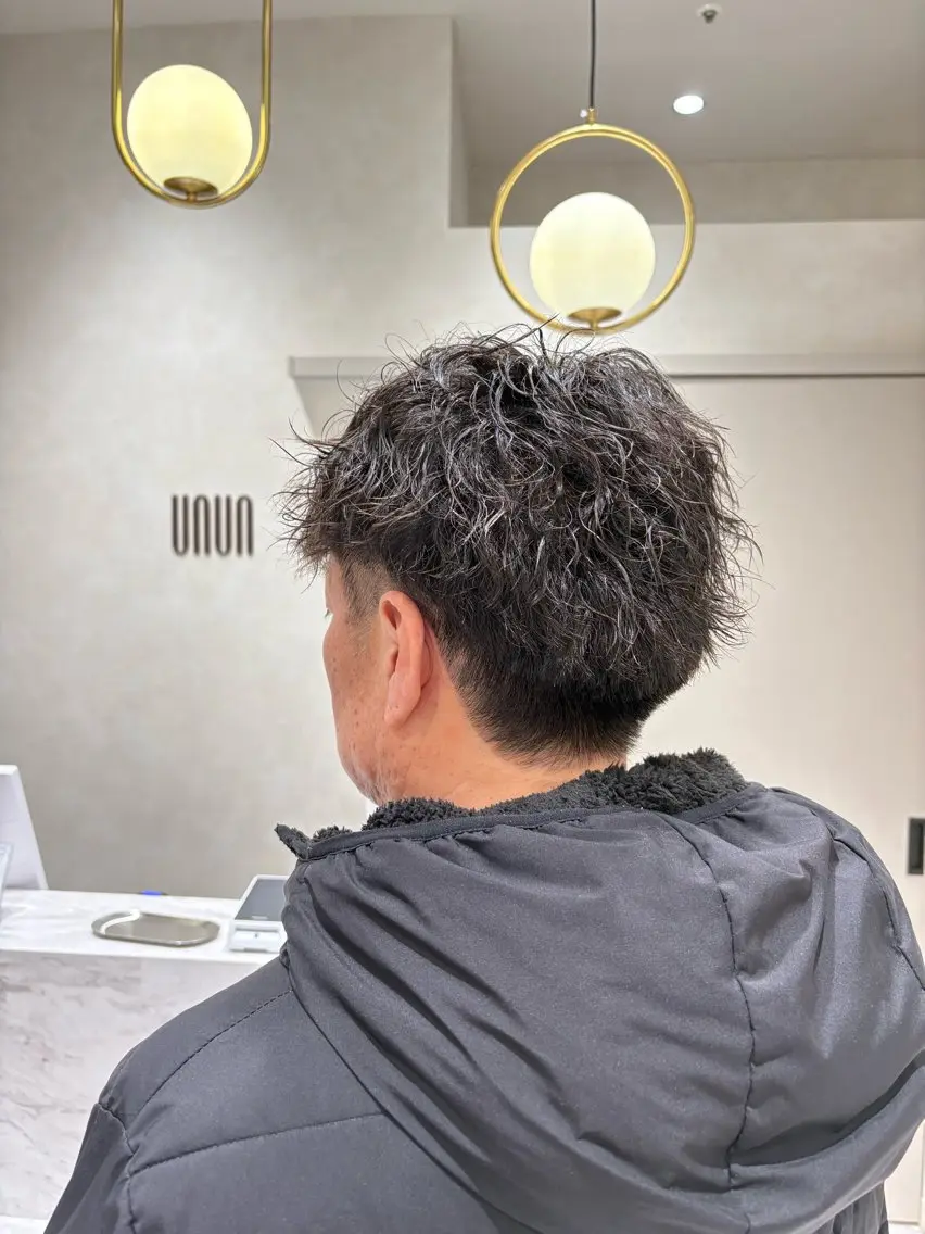 パーマ メンズ レディース募集中🎀 陸 愛夏のヘアスタイル