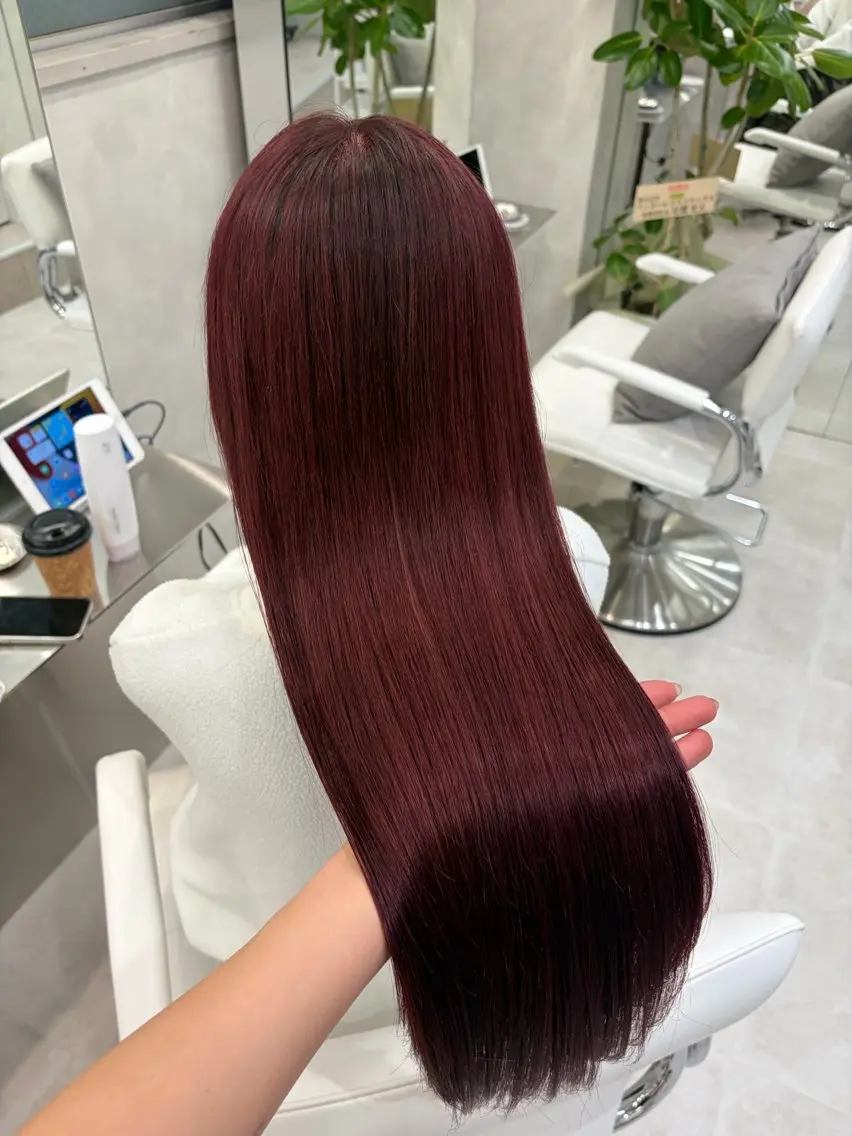ロング ヘアカラー sera 🎀ベージュのヘアスタイル