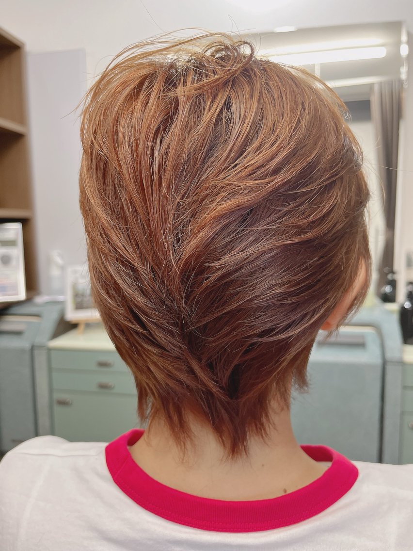 セミロング カラー ヘアアレンジ カット ヘアカラー 千佳 CHIKAのヘアスタイル