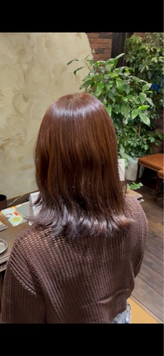 ミディアム ヘアカラー トリートメント 工藤 美胡のヘアスタイル