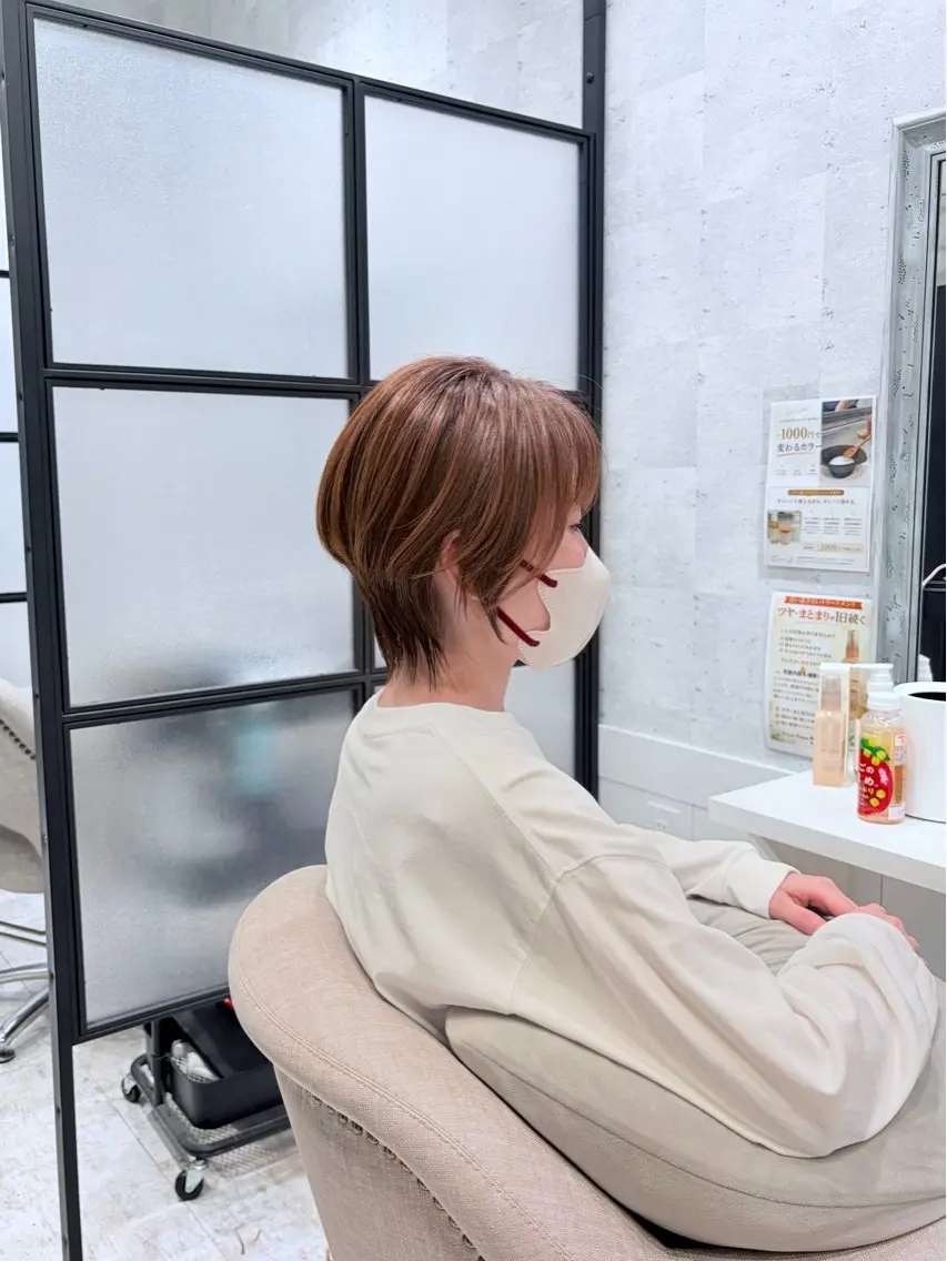 ショート ショートヘア カット ヘアカラー 白髪ぼかし | ヨッシーのヘアスタイル