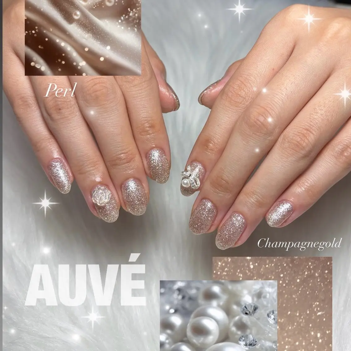 ネイル ゴールド ハンドネイル Nail Salon 💎AUVÉのネイルデザイン