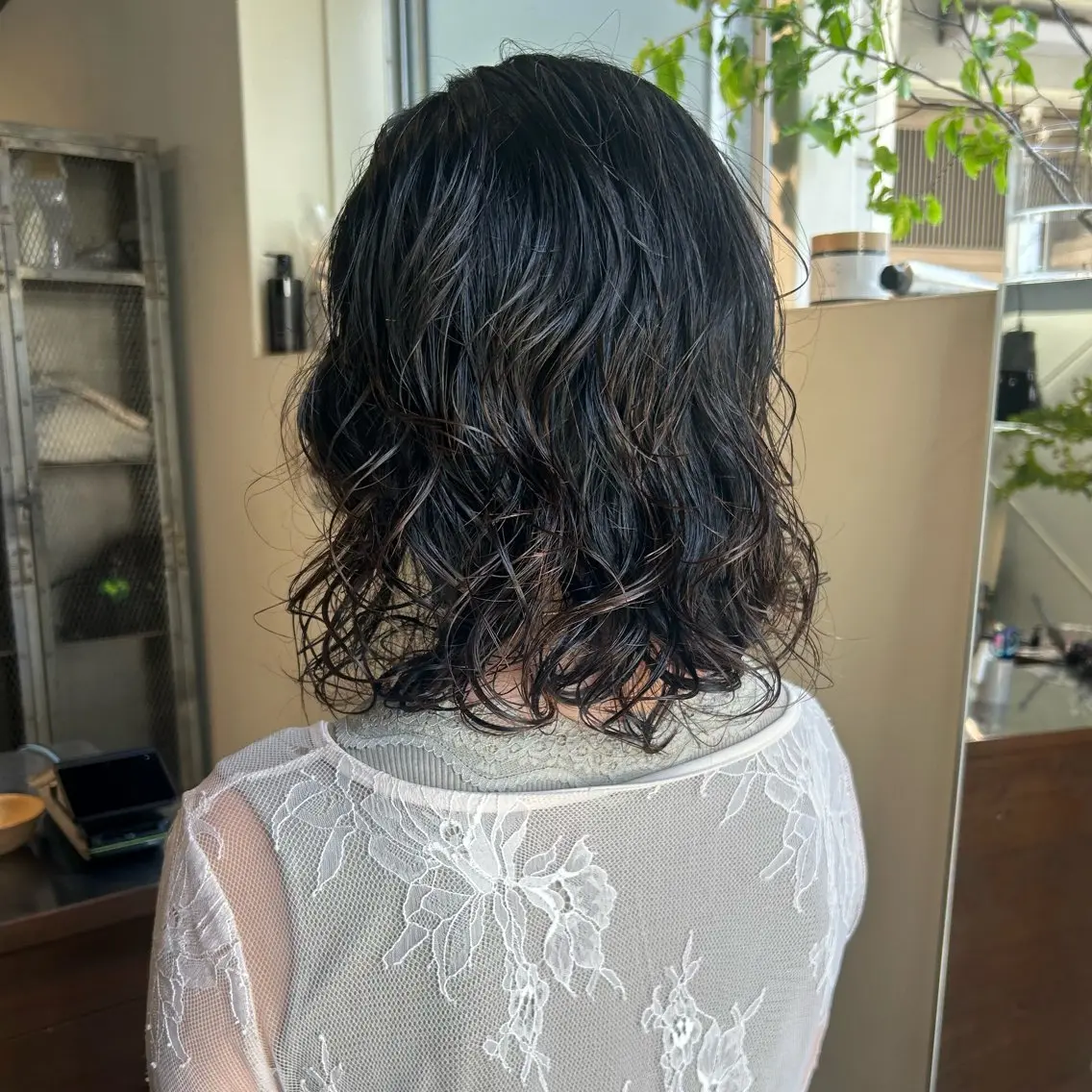 ミディアム パーマ カット パーマ ひな🐥パーマ / レイヤーカット✨のヘアスタイル