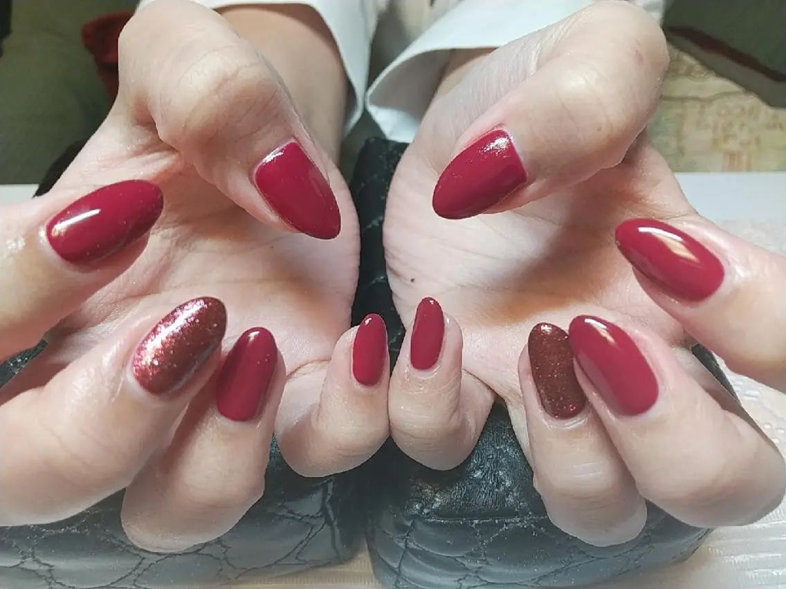 3色まで無料✨【ハンドワンカラー(オフ無し)+ドライケア】シンプルコース💅の写真