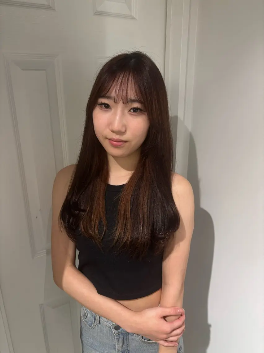 カラー ブリーチ ケアブリーチ デザインカラー ダブルカラー イヤリングカラー 酸性ストレート /ハイトーン/つばさのヘアスタイル