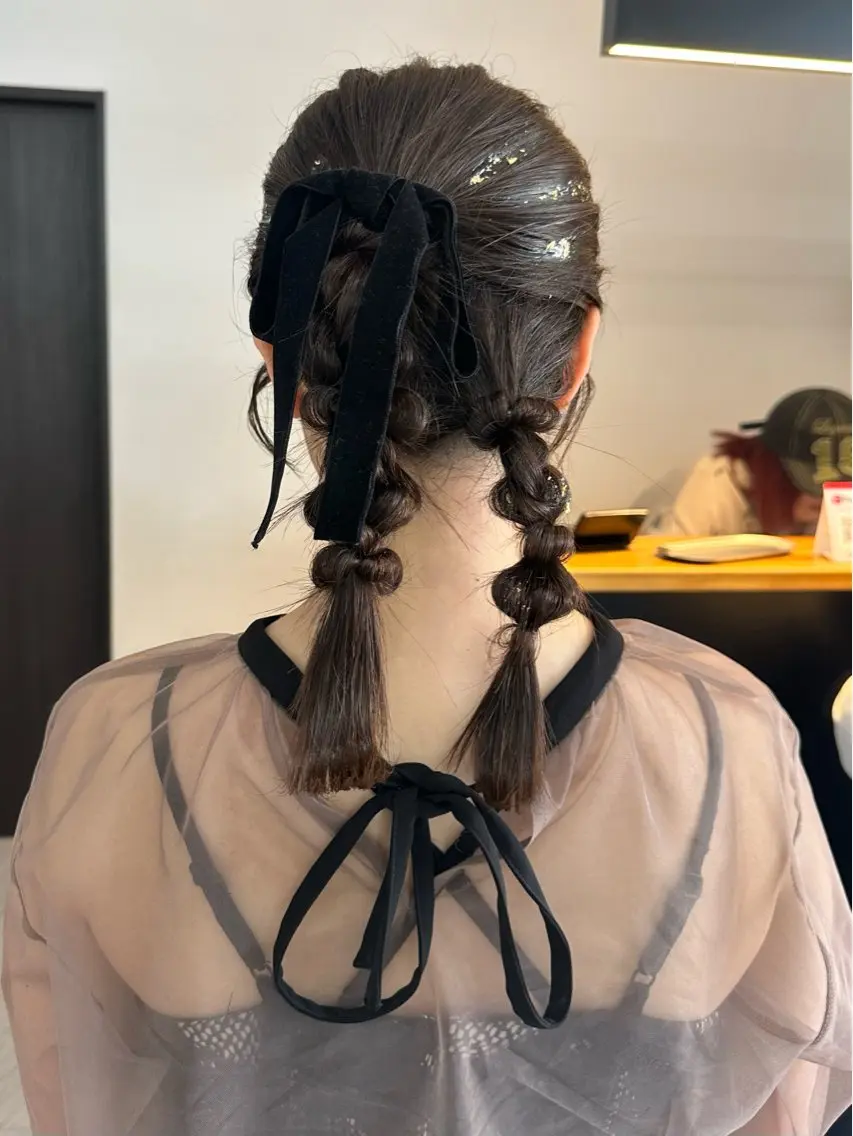 ヘアアレンジ ヘアセット 🎀透明感 カラーHiROEのヘアスタイル
